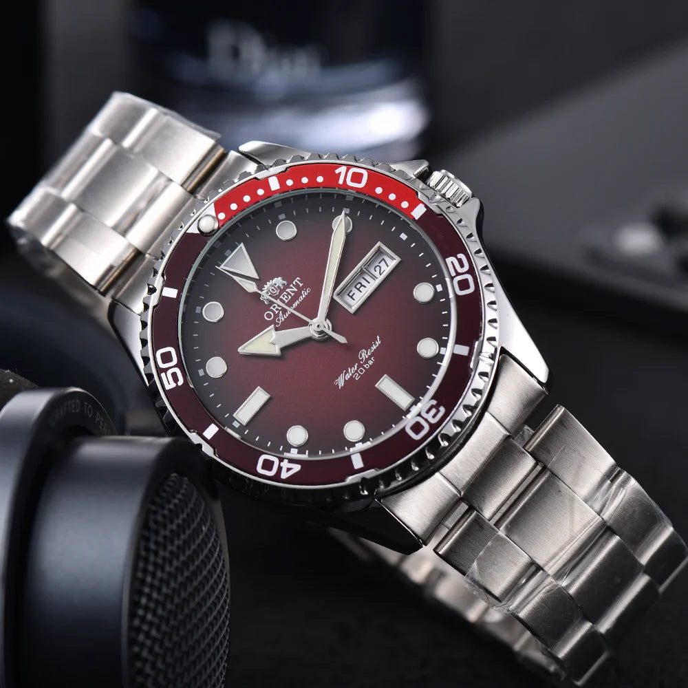Top AAA Top Quality AAA Orient Original Brand Watches For Mens Orient Automatic Mechanical Wristwatch Luxury AAA Male Clockss