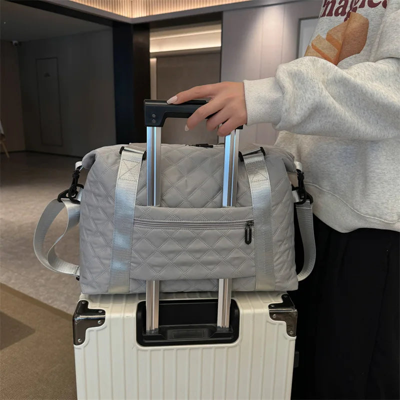 Large Capacity Outdoor Waterproof Travel Bag Luggage Handbag Women Shoulder Bag Oxford Men Sports Gym Bag Female Crossbody Bags