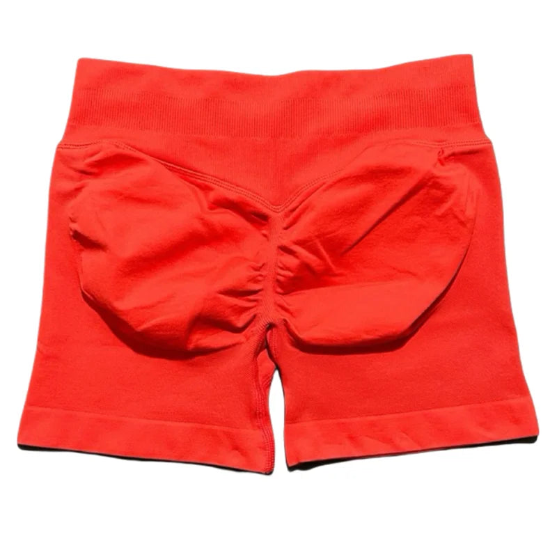 HISTELLO Sports Shorts 4.5‘’ High Waist Women Yoga Workout Shorts Seamless Leggings Stretch Fitness Sweatpants Gym Short