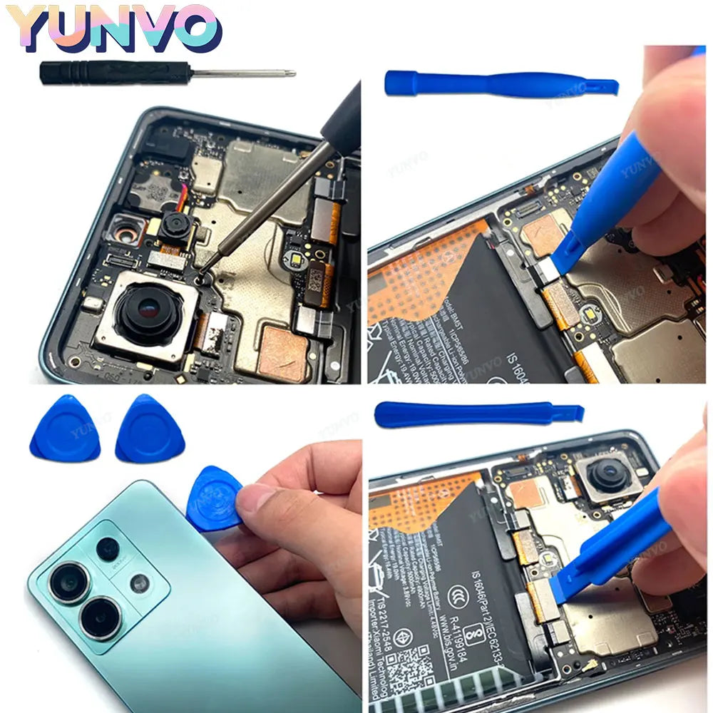 Mobile Phone Repair Screwdriver Set, Tablet & Phone Disassembly Tools for Screen Opening, Battery Removal & Dust Cleaning