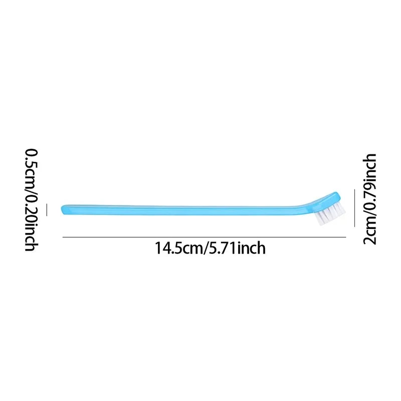 Pet Toothbrush Single Head for Cats Dogs Oral Care Teeth Cleaning Soft Bristles Pet Grooming Tool for Puppy Kitten Pet Supplies