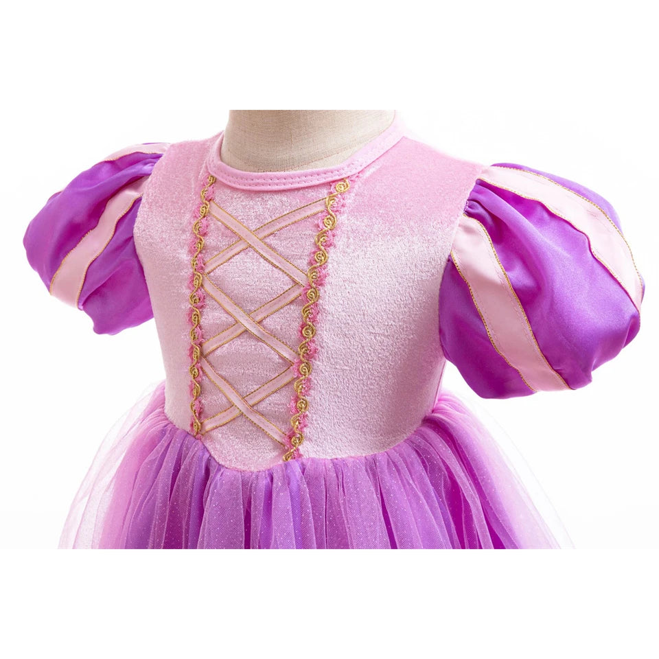 Fairy Todder Baby Girl Alice Rapunzel Moana Belle Mermaid Sofia Princess Romper Halloween Newborn Birthday Party Onesie Jumpsuit