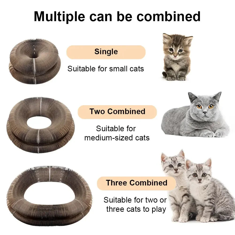Cat scratch board cat nest wear-resistant and anti fall cat toy self entertaining corrugated paper claw grinding board
