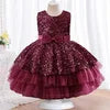 NEW Baby Dress Lace Flower Christening Baptism Clothes Newborn Kids Girls First Years Birthday Princess Infant Party Costume