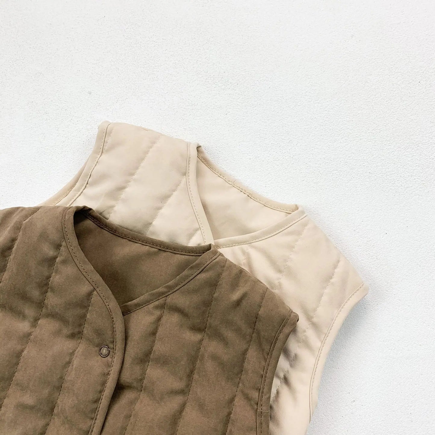 Korean Baby Vests Hat Set Fall Spring Kids Waistcoat for Girls Boys Jackets for Children Outerwear Coats Toddler Infant Clothes