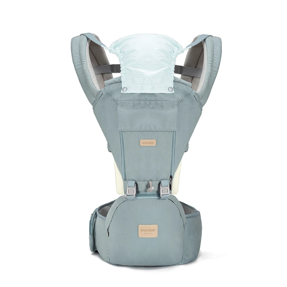 Insular Baby Carrier Front Facing Hipseat Kangaroo Ergonomic Baby Sling Carriers for Newborn Toddler Kids Loading Bear 20Kg