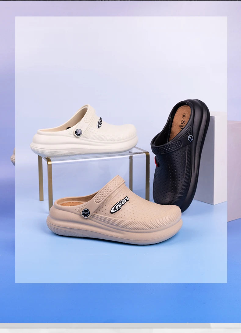 Men Flip Flops Summer Shoes Man Outside Beach Slippers EVA Light Soft Slipper Unisex Footwear Male Sandals Women Trend Sandals