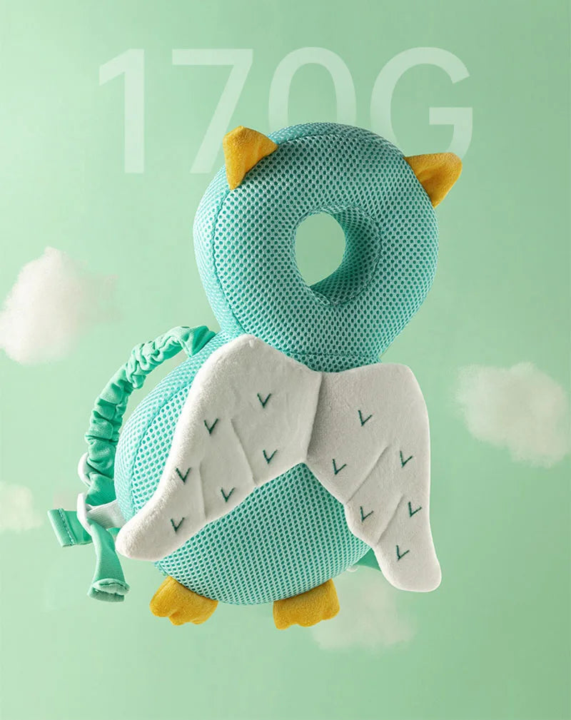 1PCS Baby Anti-Fall Head Protection Pillow, Breathable Toddler Safety Cushion, Soft Head Guard Pad for Kids Learning to Walk, Sh