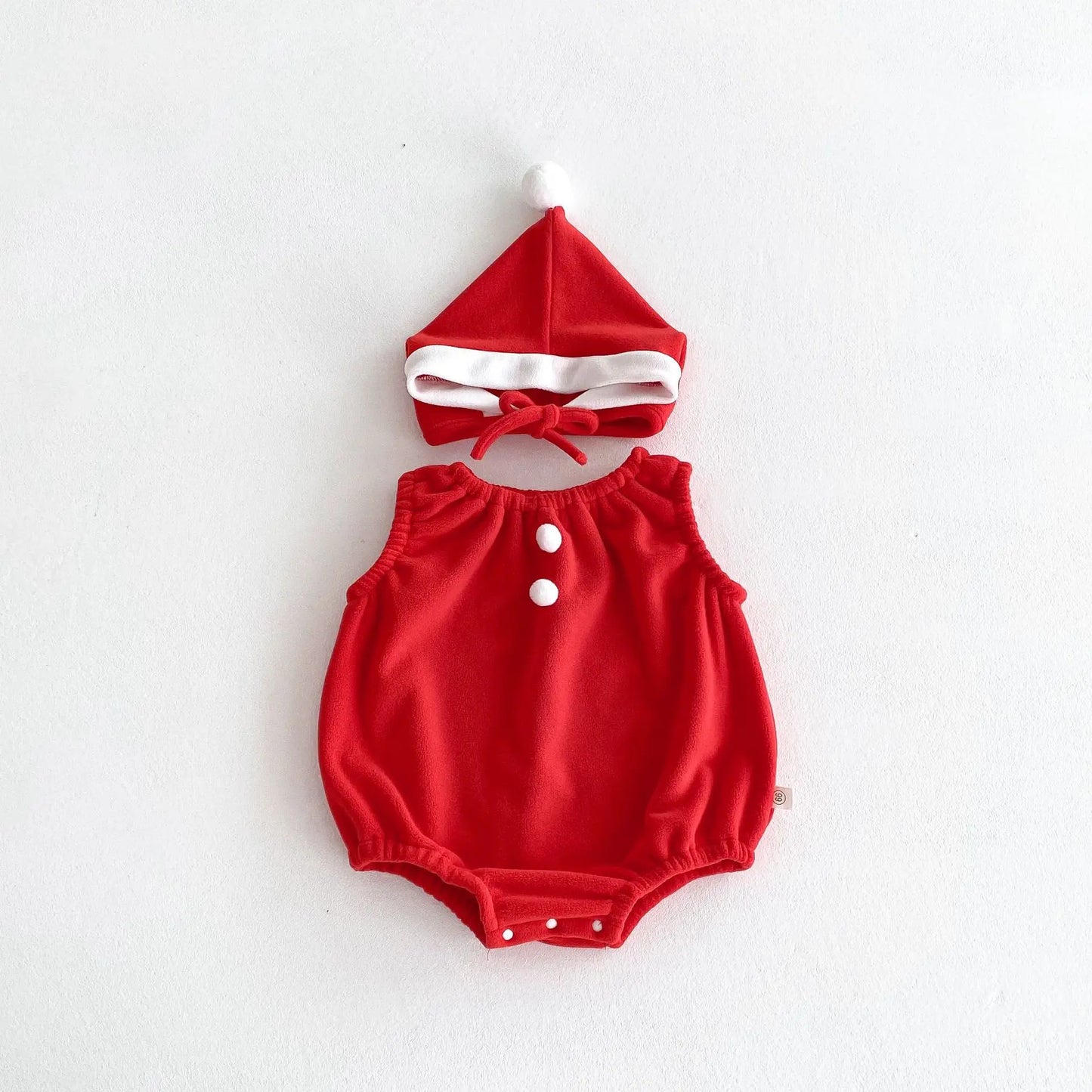 Baby Girl Boy Autumn Winter Christmas Cute Sleeveless Bodysuit Long Sleeve Striped Top Pants Infant Bibs Newborn Clothes B6091