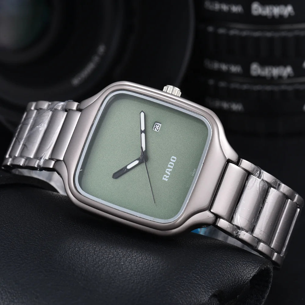 TOP Quality Rado Original Brand Watches For Mens Fashion Multifunction Auto Date Quartz Watch Classic Business AAA Male Clocks