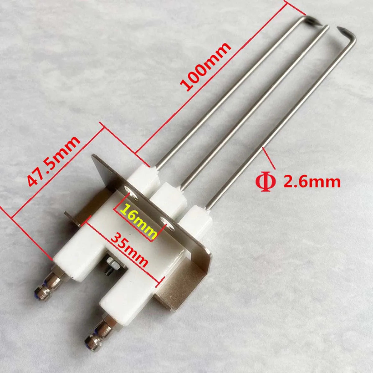 Gas Stove Burner Spare Parts H-Type Cooker Ceramic Extra Length Ignition Needle
