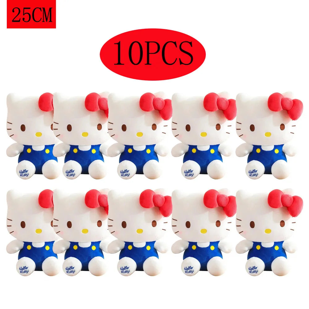 2 style Hello Kitty Anime Hello Kitty Stuffed Toys Plushier Soft Pillow Birthday Gifts For Girls Kawaii Hello Kitty Plush Dolls