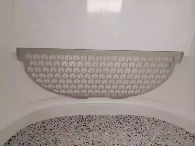 PetSnowy Cat Toilet Complete Set of Accessories Toilet Box/mat/Filter Mesh/Rubber Strip/Charger/Cat Litter Ball Compartment