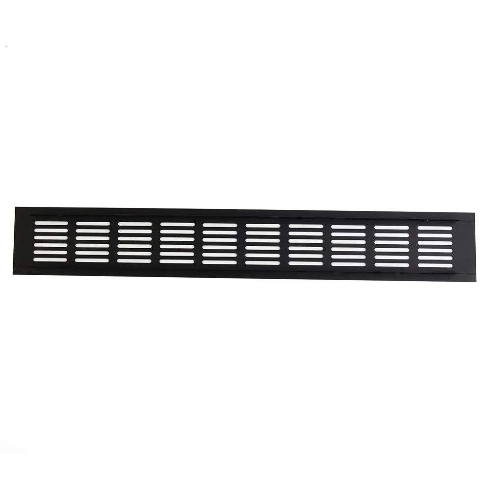 60mm Aluminium Rectangular Cabinet Wardrobe Air Vent Grille Ventilation Cover