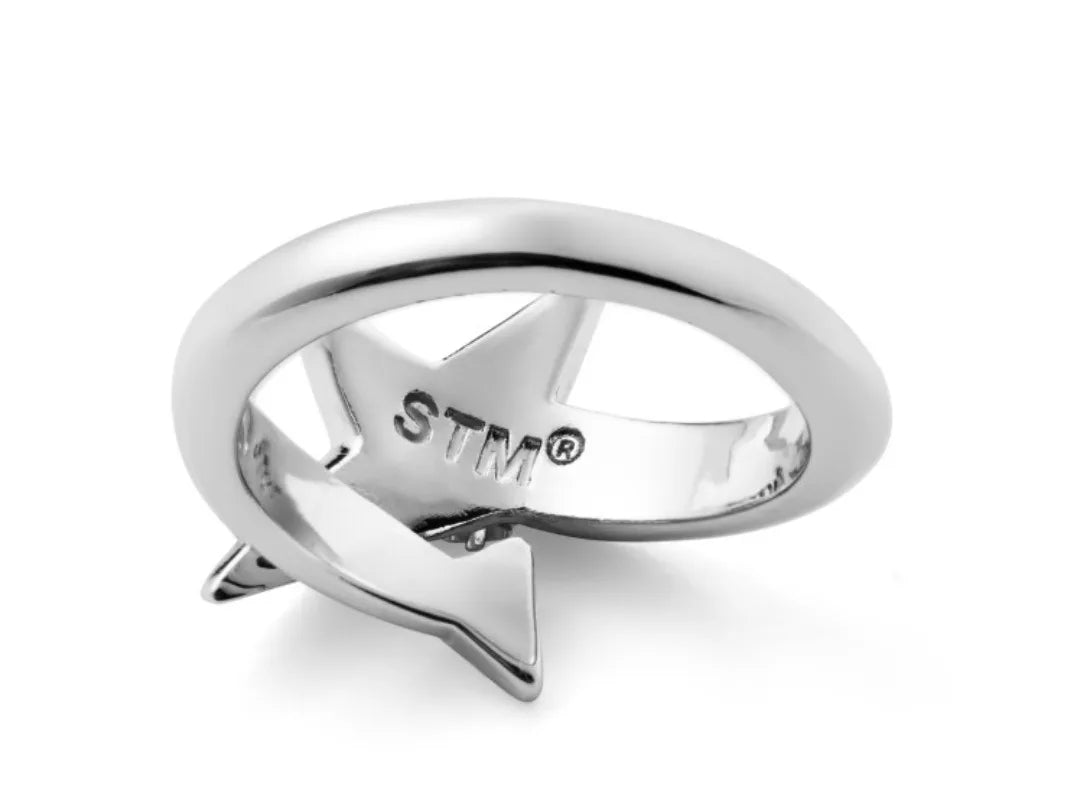 Personalized and creative adjustable opening fashionable shiny brick simple metal ring exquisite girlfriend diamond jewelry gift