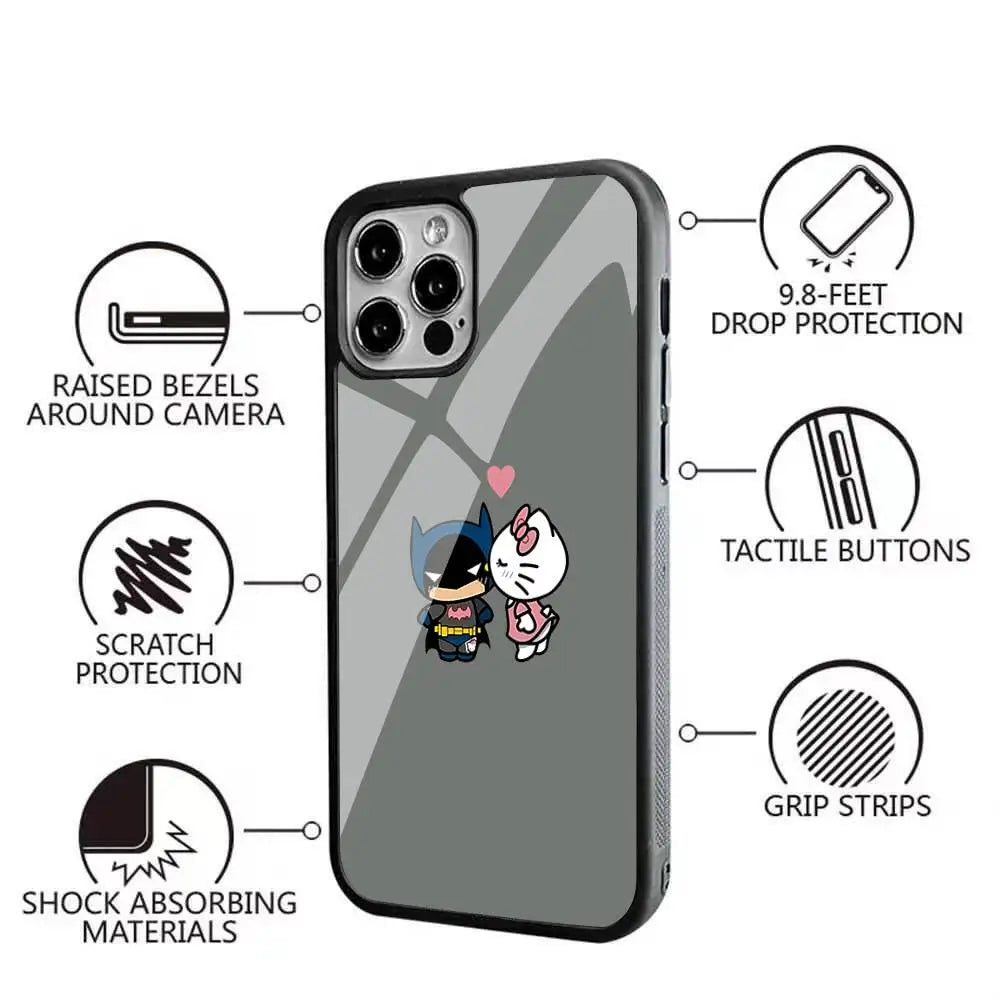 Cool-B-Batman-S Classic Armadura De For Magsafe Funda De Carga Inalámbrica Magnética Para For IPhone 11 12 13 14 15 16 17 Pro