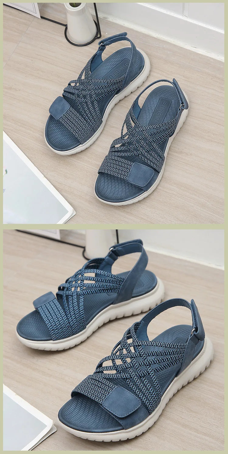 Shoes for Women Plus Size 35-42 Summer 2024 New Fashion Women Open Toe Comfortable Soft Sole Platform Sandals Women Sandals