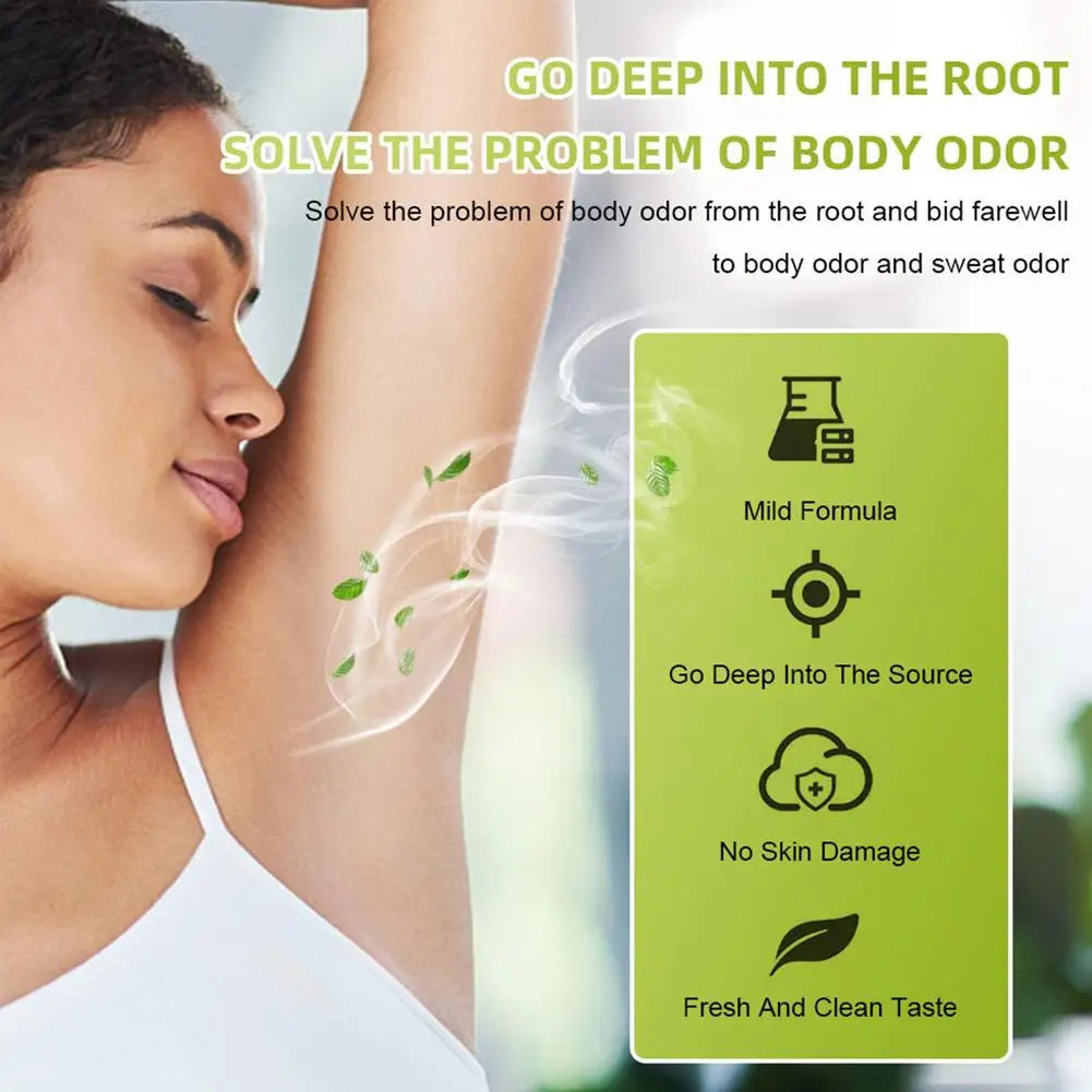 Underarm Deodorant Cream Antiperspirant Deodorant Remove Foot Odor Body Odor Refreshing Body Mist Dry Non-Tacky