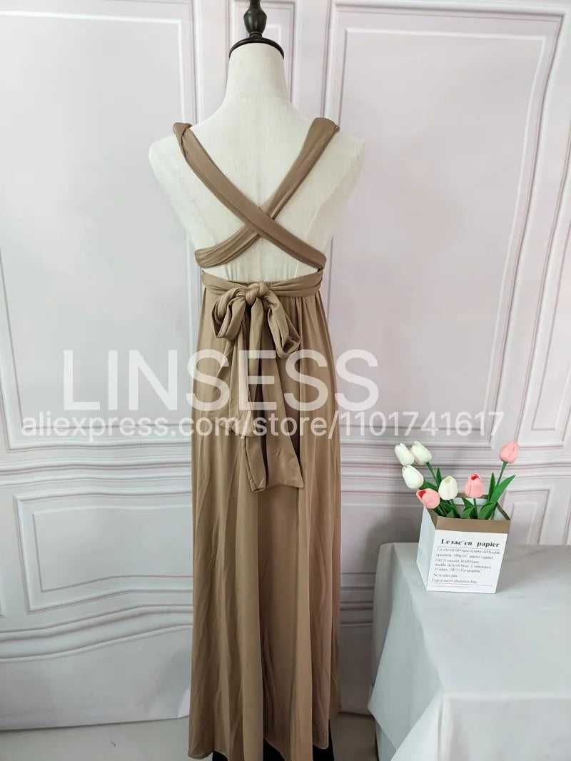 Multiway Maxi Dress Bridesmaid Dress Infinity Cocktail Dress Floor Length Bridesmaid Dress Maxi Dress for Bridesmaid Gifts