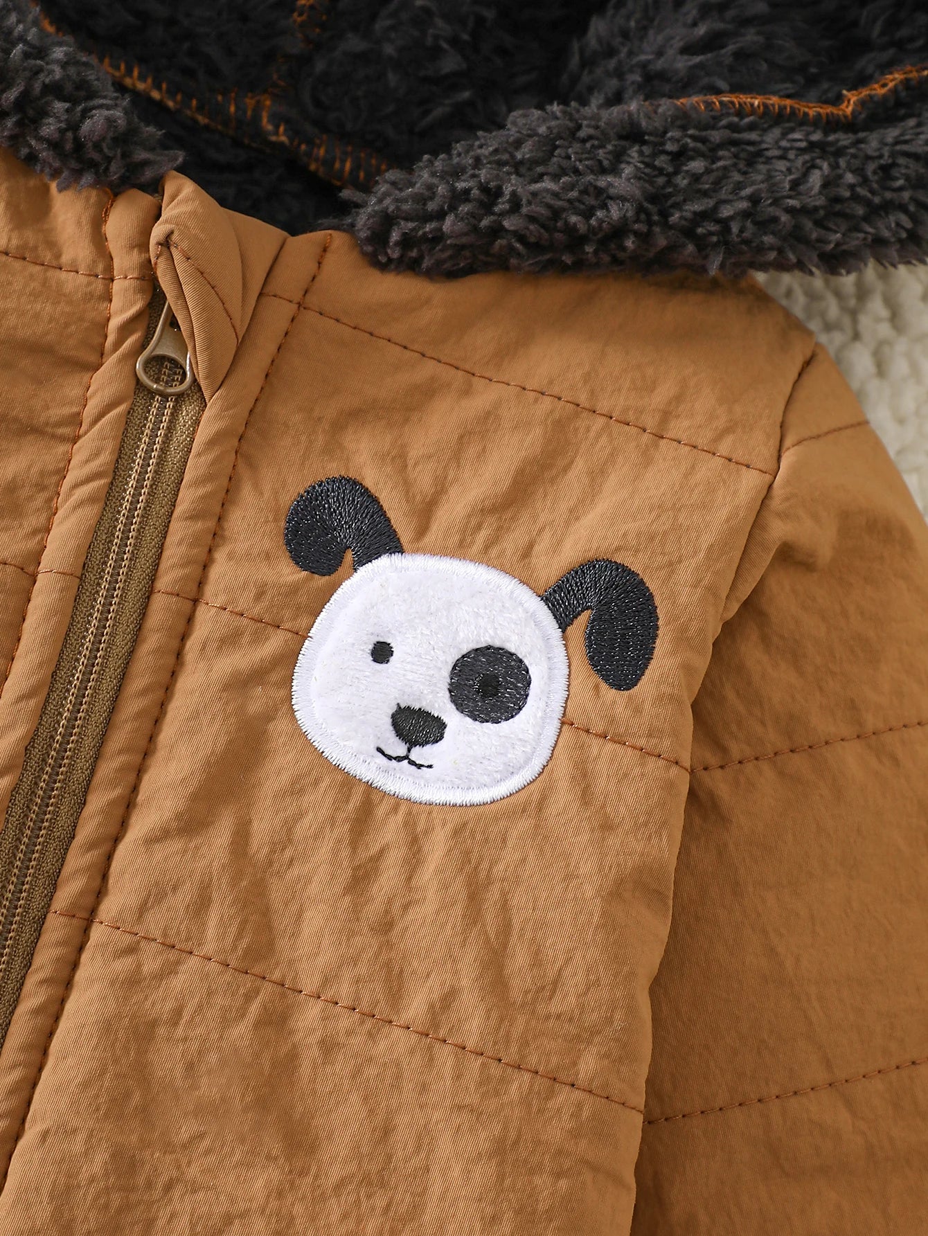 IURNXB Newborn Baby Fleece Romper Clothes Long Sleeve Hooded Onesies Thicken Jumpsuit Infant Costum Warm Homewear Outfits 1-18M