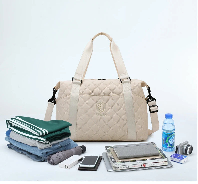 Large Capacity Outdoor Waterproof Travel Bag Luggage Handbag Women Shoulder Bag Oxford Men Sports Gym Bag Female Crossbody Bags