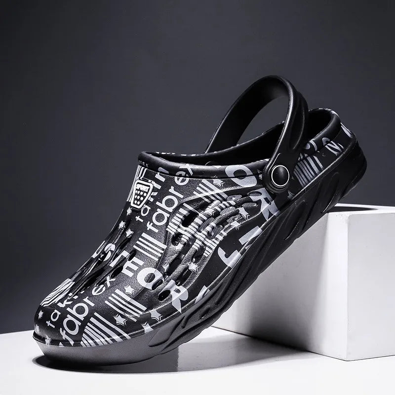 Plus Size 49 Mens Clogs Sandals Beach Slippers Summer Garden Shoes Men and Women Outdoor Leisure Slides Clogs Soft Sandals
