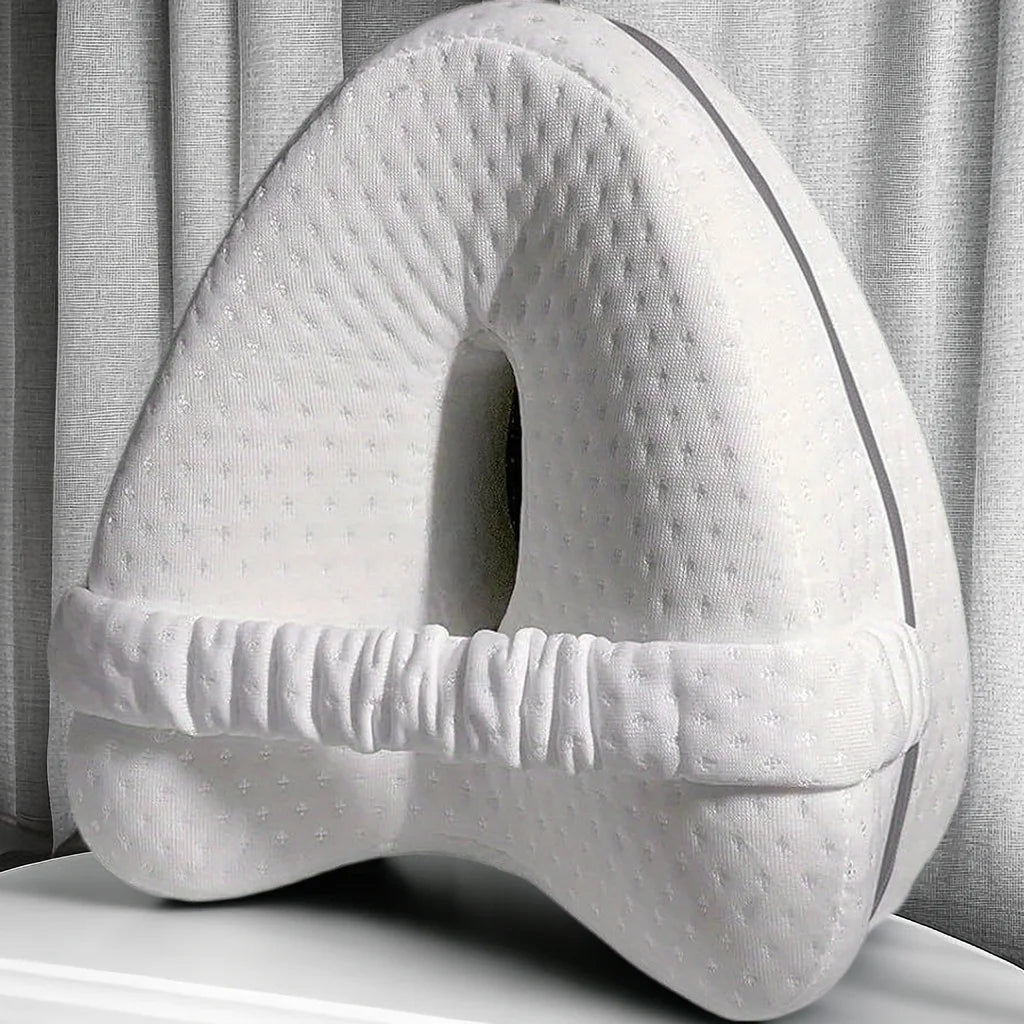 Memory Foam Leg Knee Foam Support Pillow Side Sleeper Sciatica Orthopedic Sciatica Back Hip Relief Pillow For Bed Sofa