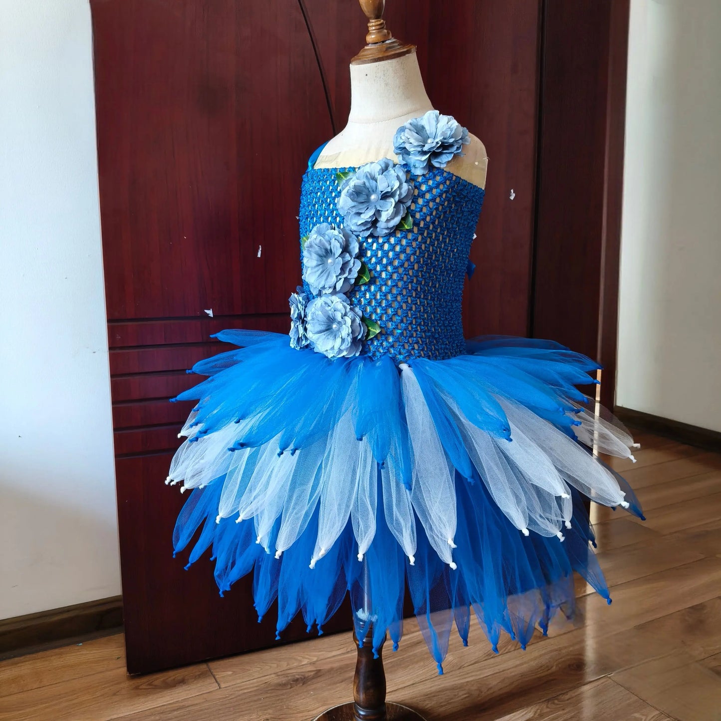 Girls Fairy Costume Princess Dress Kids Butterfly Wing Outfit Tulle Dress Halloween Birthday Party Fancy Dress Carnival Pageant