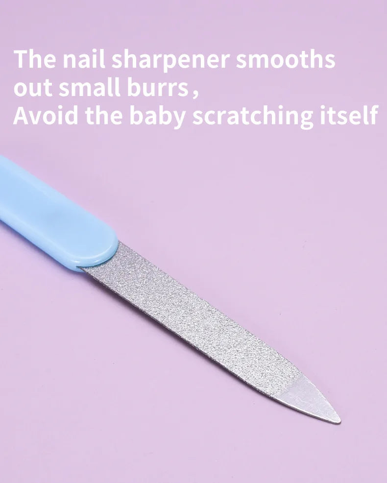 Baby Care Set Baby Nail Clipper Toothbrush Care Tool Comb Brush Organiser 9 Piece Set