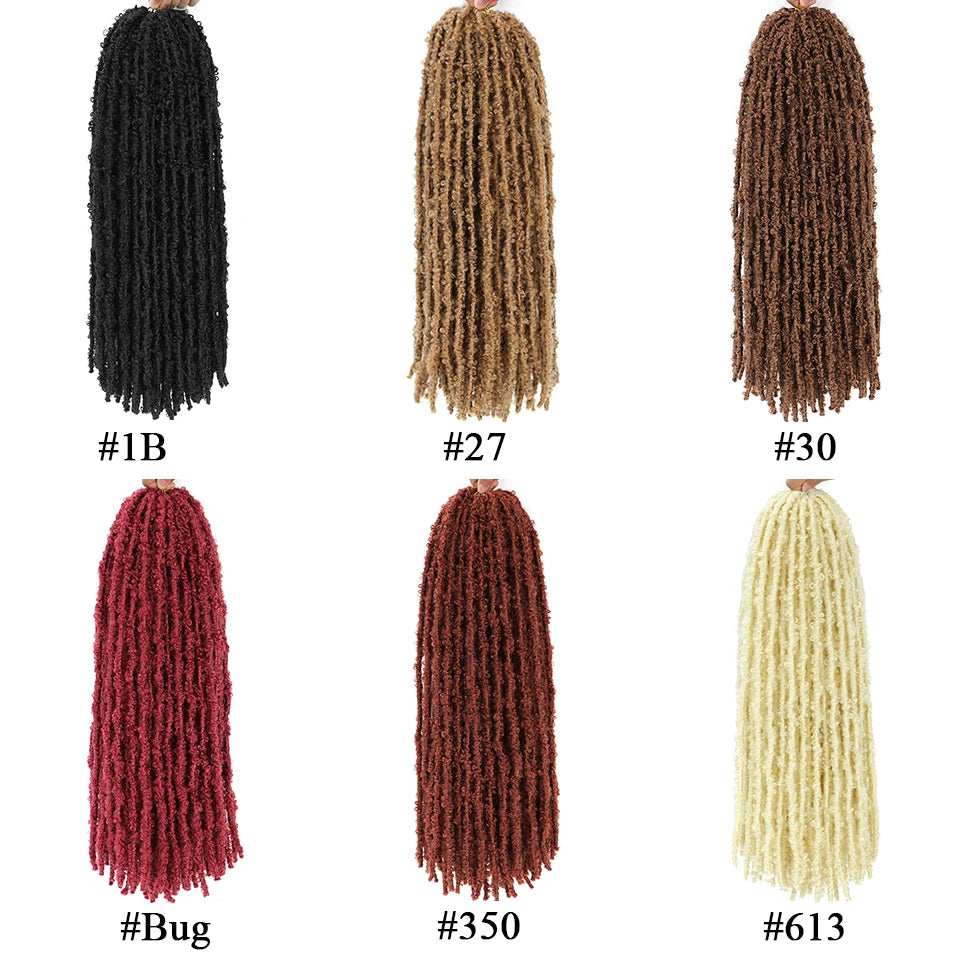 Wakego Butterfly Locs Crochet Hair 14 18 24 Inch Fausse Locks Crochet Butterfly Extensions Pre-looped Soft Locs Synthetic Braid