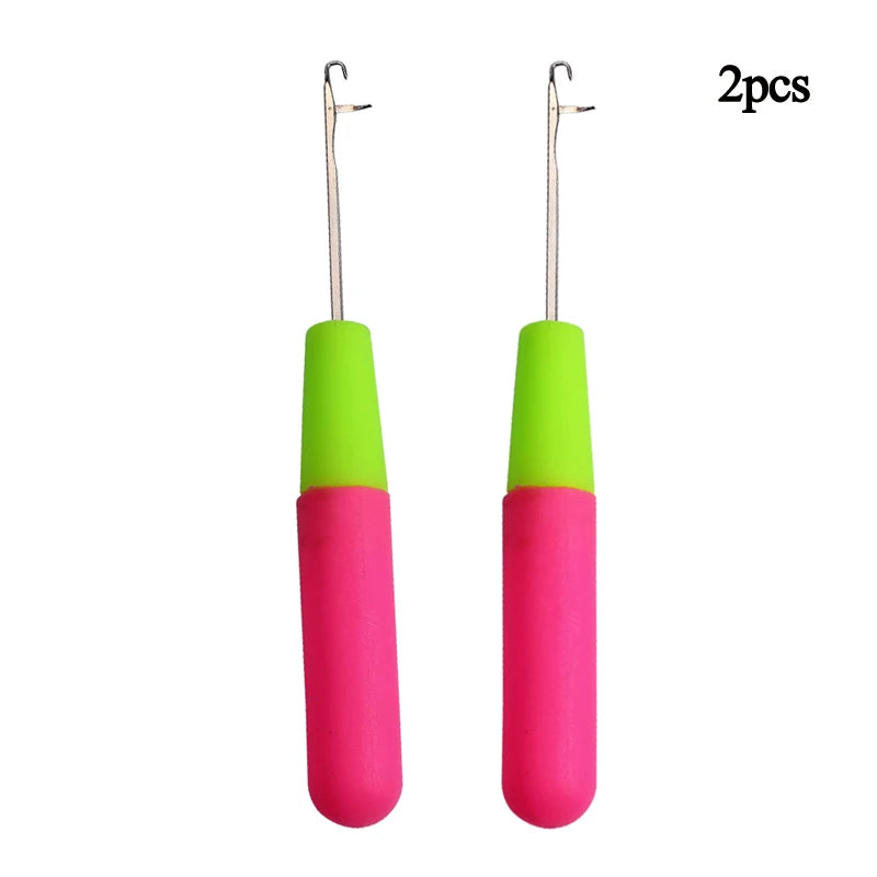 Jumbo Braiding Plastic Latch Crochet Hook Needle for Dreadlock Hair Weaving Extension Tool Knitt Making