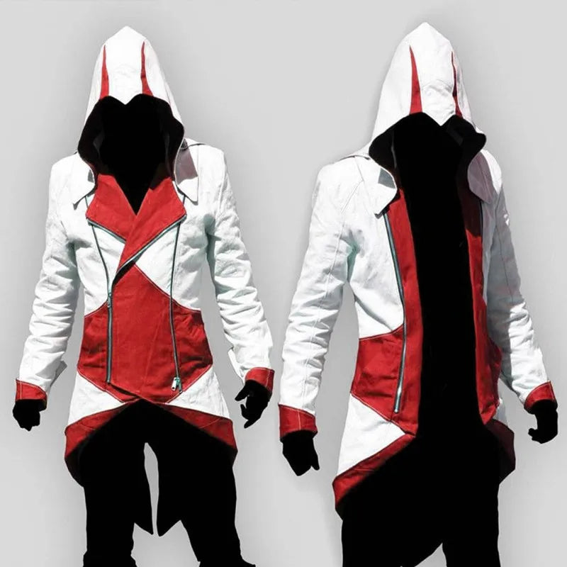 Halloween Steampunk Clothes Cosplay Movie&tv Costume Adult Men Dress Up Party Streetwear Hoodie Jacket Outwear Coats Hoodies