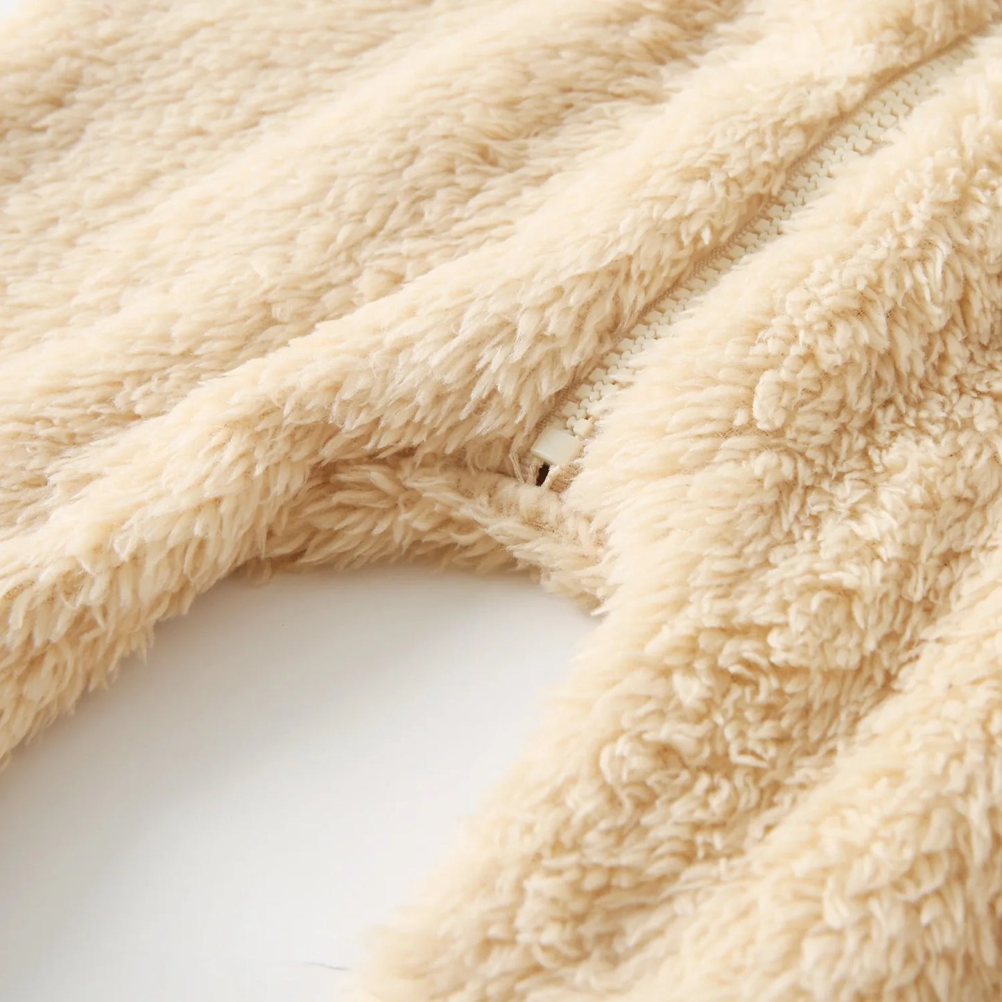 Sanlutoz Winter Fleece Thickened Zipper Toddler Long Sleeve Jumpsuits Clothing Warm Baby Rompers Cute Animal Hooded