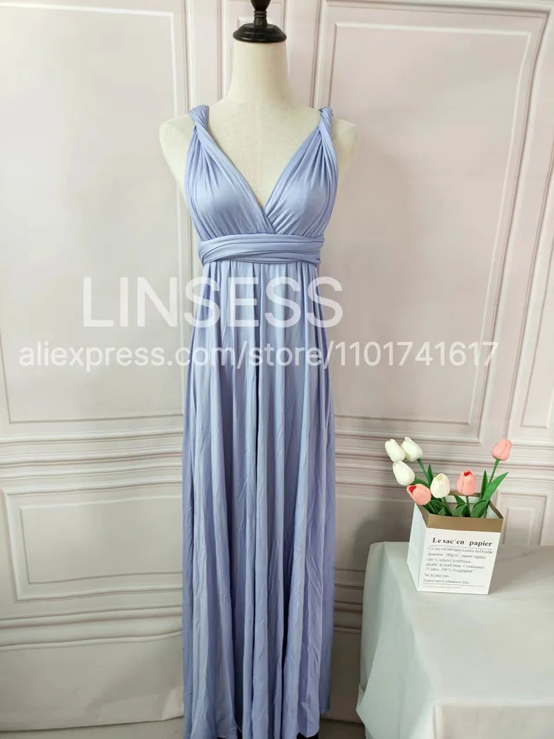 Multiway Maxi Dress Bridesmaid Dress Infinity Cocktail Dress Floor Length Bridesmaid Dress Maxi Dress for Bridesmaid Gifts