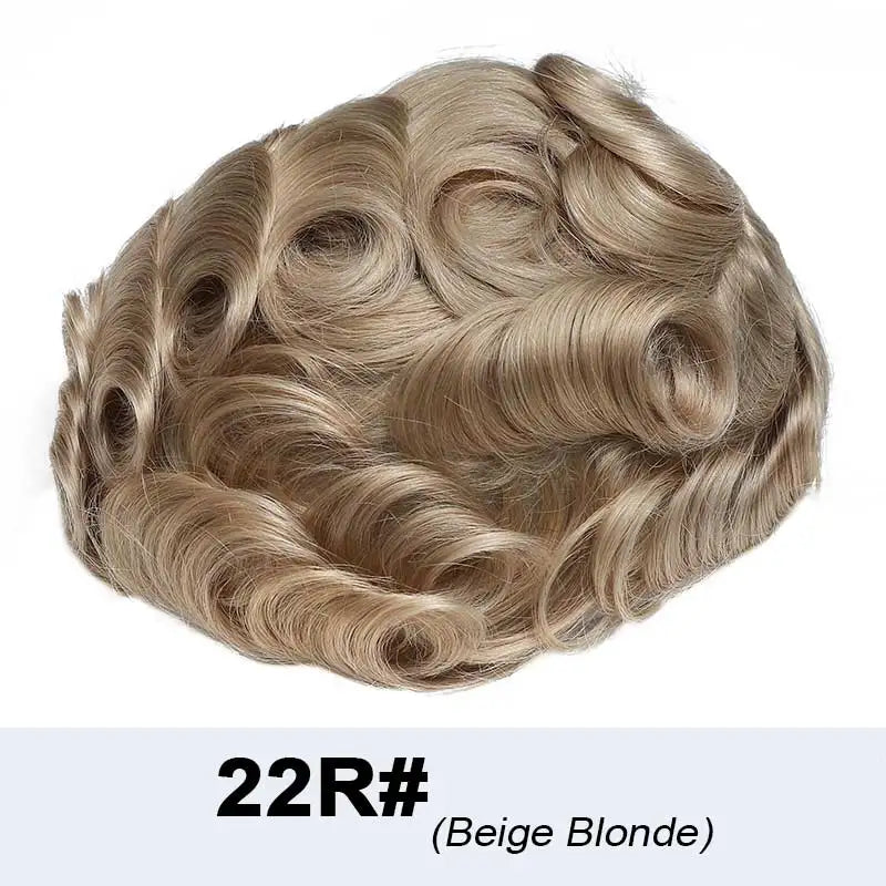 100% Density Full Lace Male Hair Prosthesis Swiss Thin Lace Men's Wig Natural Hairline Human Hair Man Hair System Wigs For Men