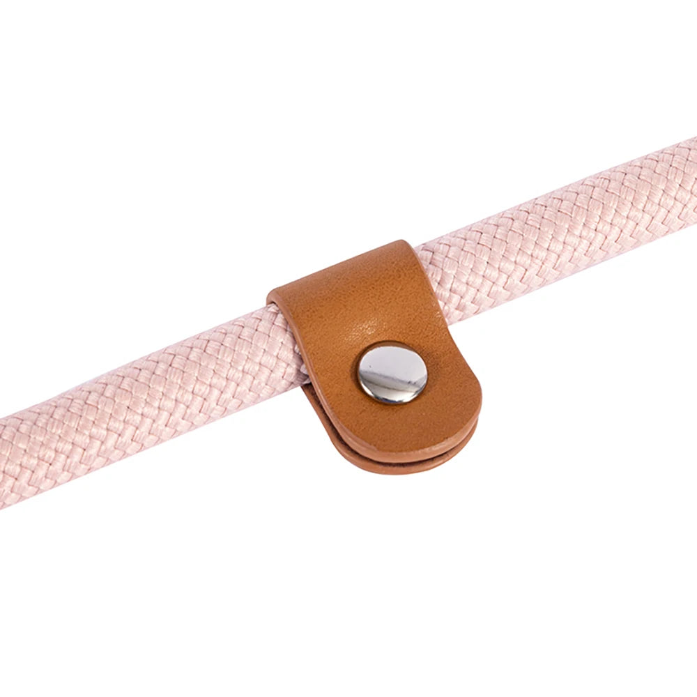 Convenient Durable Nylon Slip Rope Best Dog Leash Collar Adjustable Slide Fastener Loop Medium to Large Scale Leash for Dog Pet