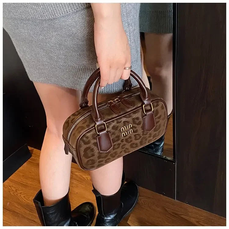Original Square Leather Satchel Handbag Women Designer Tote Shoulder Crossbody Purse Luxury Diaper Bag
