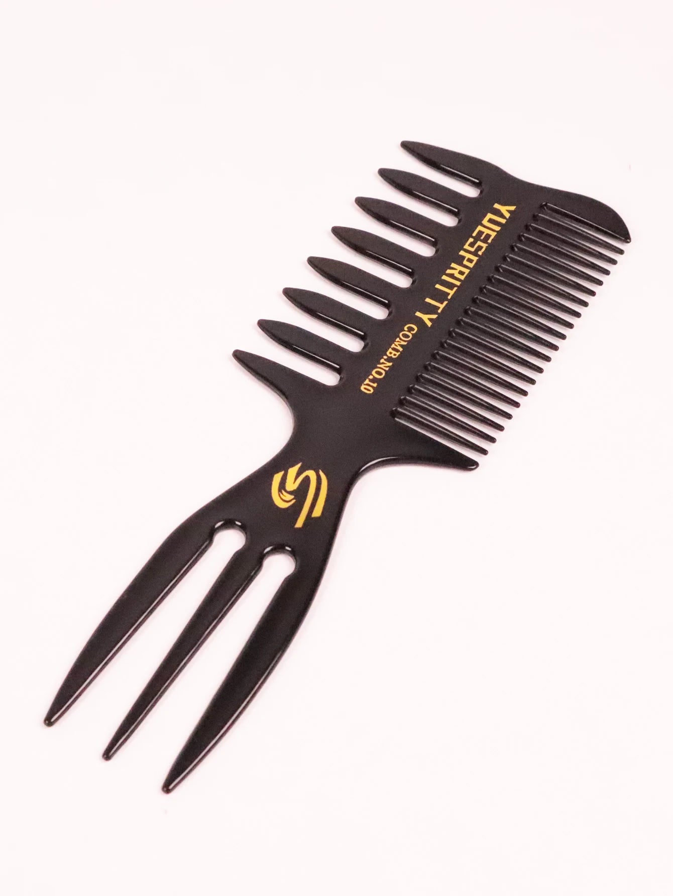 Professional hair salon styling comb set, hollow design massage comb, retro wide tooth comb Special for real hair wigs