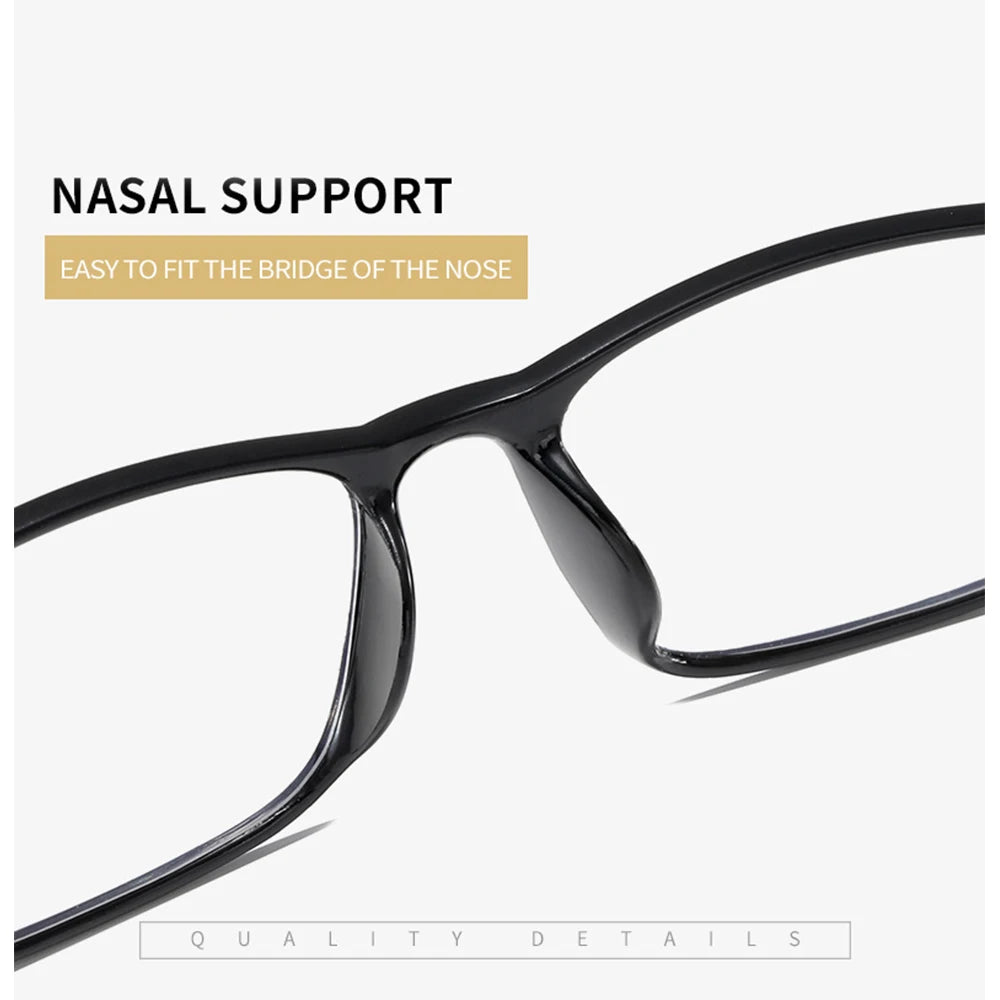 Smart Automatic Zoom Eyeglasses Anti-Blue Light Reading Glasses Men Women Optical Spectacle Intelligent zoom+1.0 to+6.0 Eyeglass