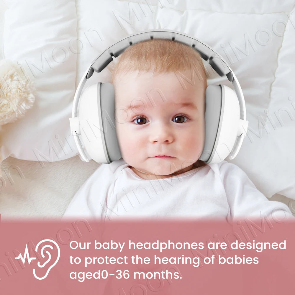 Baby Noise Canceling Earmuffs for Newborn & Toddler, Infant Hearing Protection Headphones