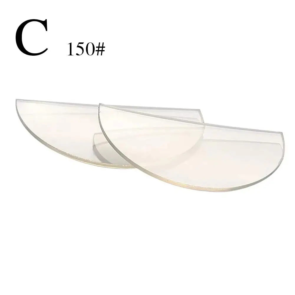 2pcs Stick-on Reading Glasses Lens Liquid Silicone Bifocal Presbyopic Lenses Magnification Bifocal Lenses +100 to +350