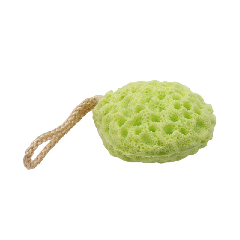 1PC Honeycomb Shape Newborn Baby Kids Bath Sponge Brushes Massage Baby Shower Exfoliating Body Face Cleaning Scrubber Newest