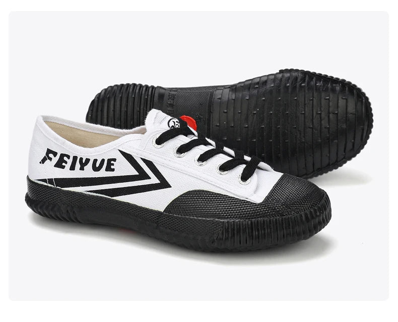 DaFu Flying Men's Running Jump Far Athletic Shoes Sports Women's Canvas Couple's Black Shoes Low Top Breathable Rubber Sole