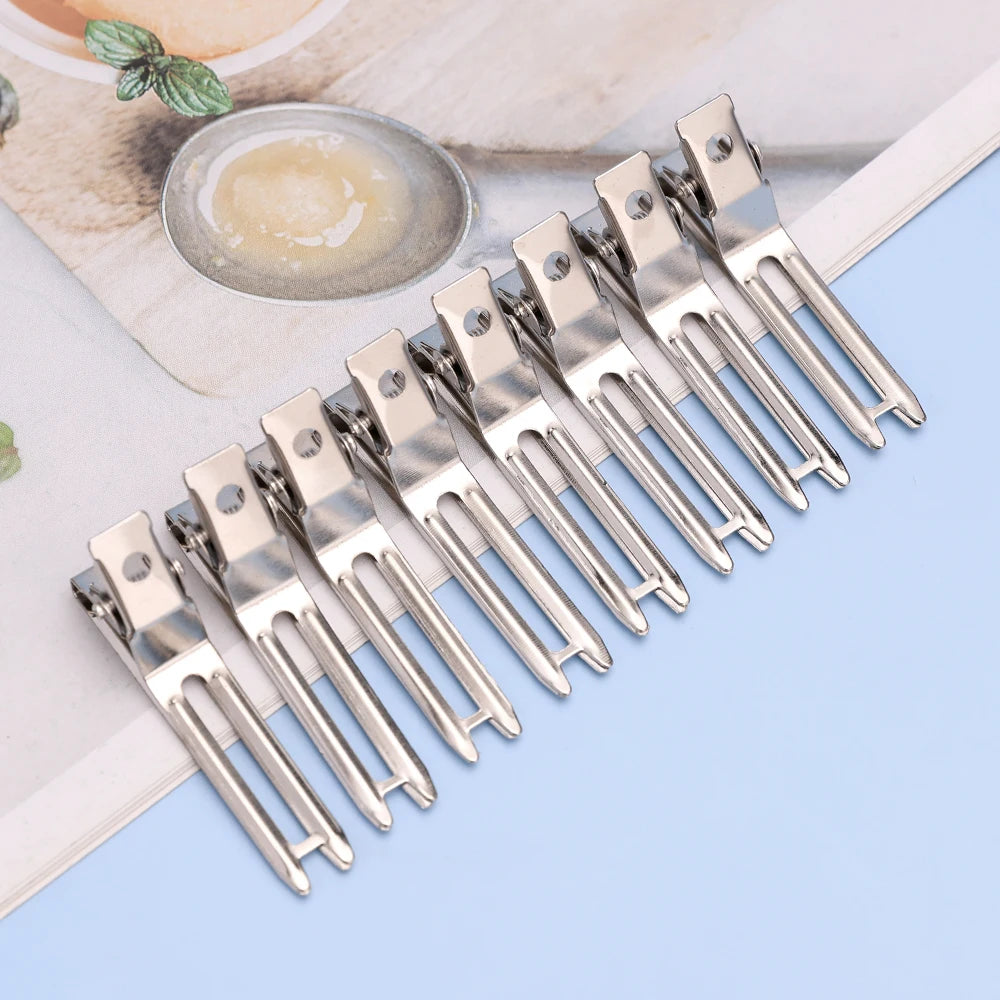 12/35/50/70/80Pcs Positioning Metal Hair Clips Hairpins for Women Styling Tools Barber Hair Cut Clamps DIY Curls for Salon