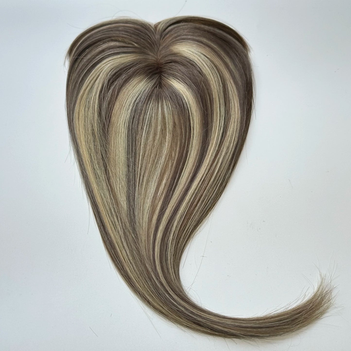 Natural Hair Topper Human Hair Accessories For Women Straight Hair Clips Wigs 18inch Lady Hairpieces Machine Made Base Toppers
