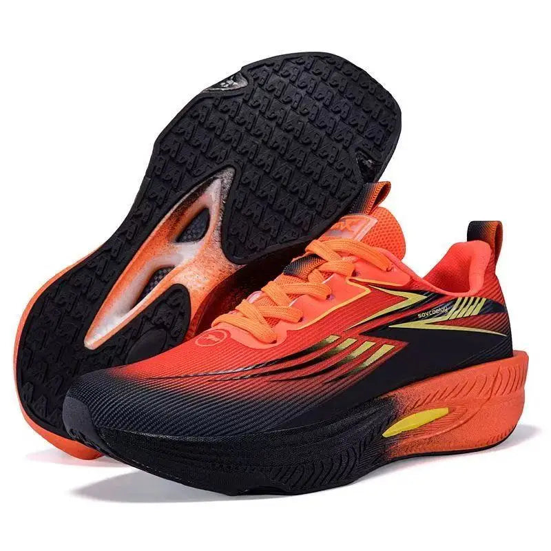 Men Running Shoes Carbon Board Air Cushion Marathon Sneakers Breathable Lightweight Women's Comfortable Speciality Sports Shoes