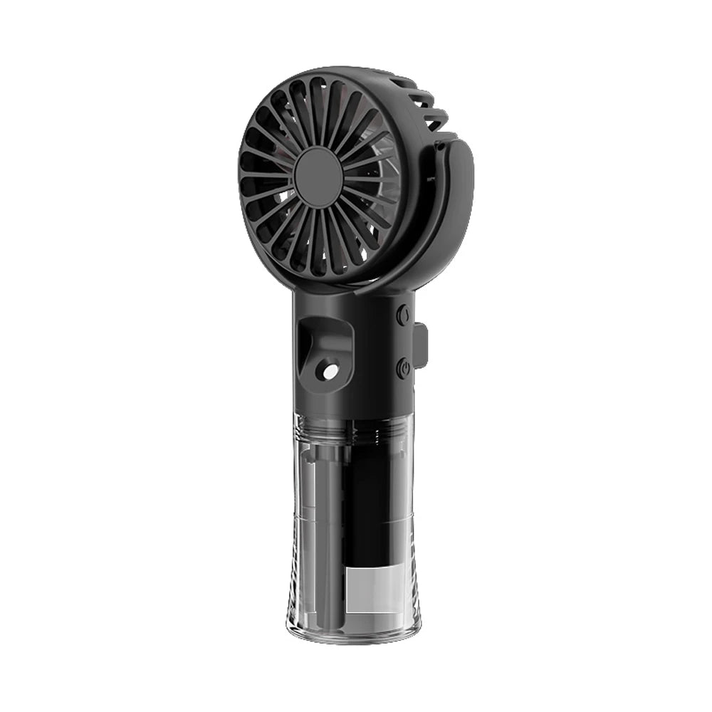 Portable Fan Mini Handheld Humidifier Fan USB Rechargeable Portable Handheld Mist Fan with Humidifier Mini Water Spray Hand Fans