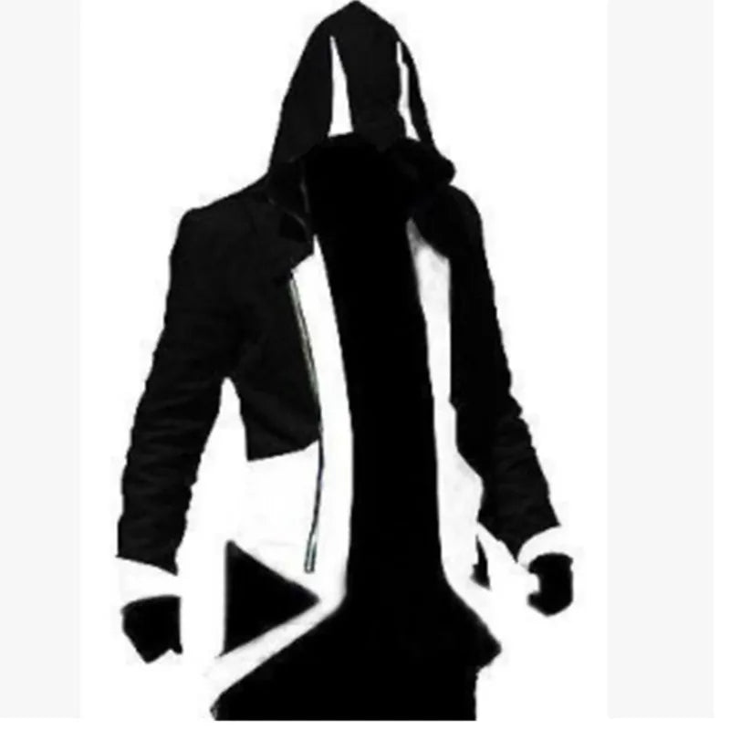 Halloween Steampunk Clothes Cosplay Movie&tv Costume Adult Men Dress Up Party Streetwear Hoodie Jacket Outwear Coats Hoodies