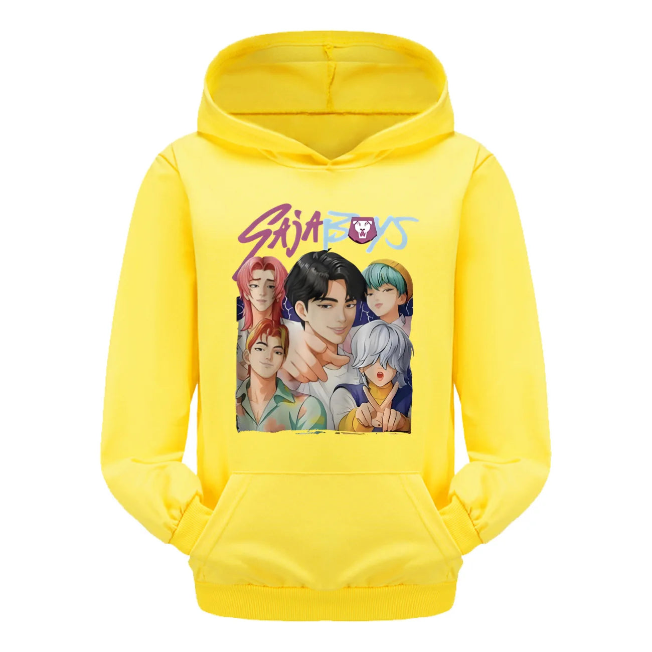 KPop Demon Hunters SAJABOYS Hoodie Kids Clothes Girls Clothing Fashion Teen Boy Clothes Spring Autumn Sweatshirt Children's Tops