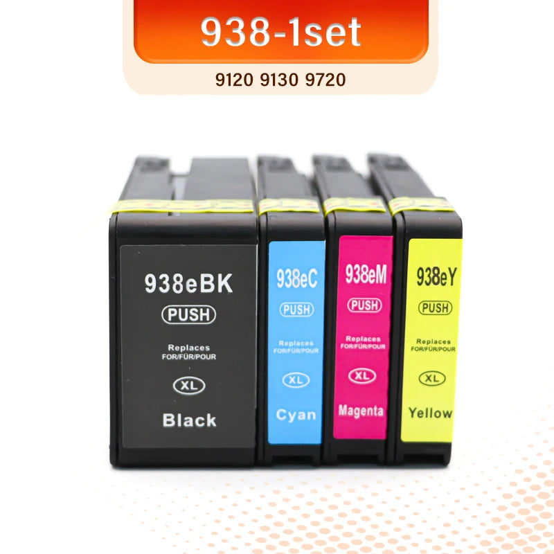 Suitable for daily use 936 937 938 ink cartridges，for HP Officejet pro 9110b 9120 9130 9720 9730 4S6X3A 4S6X0A printer 936e